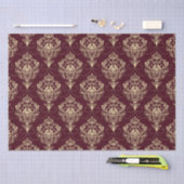 Luxe Royal Damask Gold Ornamental Pattern Tissuepapier (Craft)