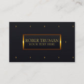 Luxe Royal Donkerblauw goud Visitekaartje (Voorkant)