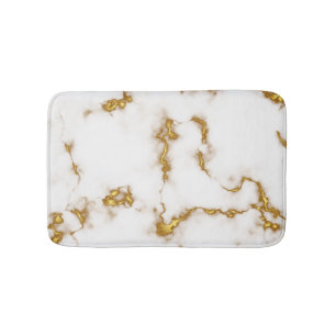 Luxe royal elegant Marble Gold Badmat