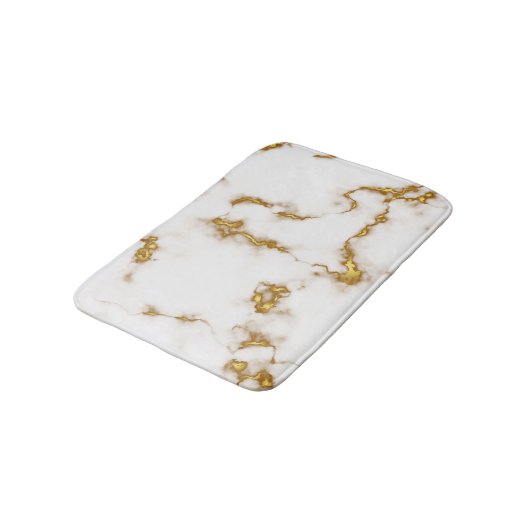Luxe royal elegant marmer goud badmat (Gekanteld)