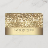 Luxe Royal Gold Glitter Elegant Visitekaartje (Voorkant)