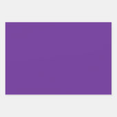 Luxe Royal Paarse en gouden damast patroon Inpakpapier Vel (Voorkant 2)