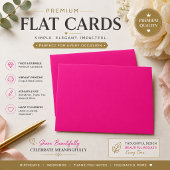 Luxe Roze Bedankkaartjes Bedankkaart