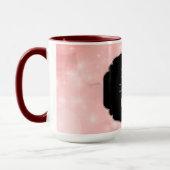 Luxe Roze ‘Beste kleine zus ooit’ ontwerp Mok (Links)