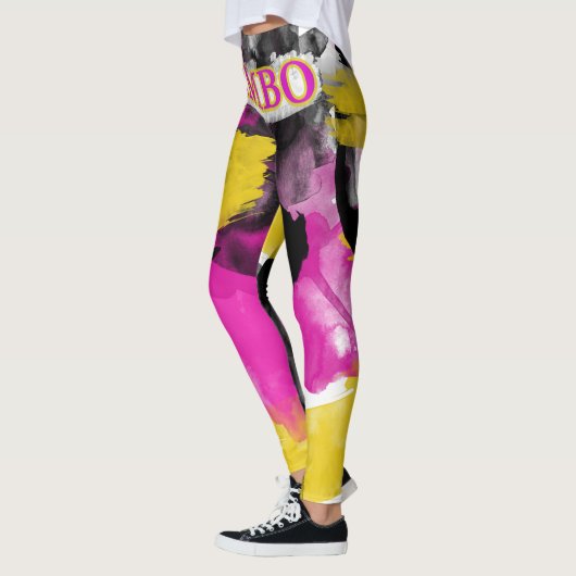 Luxe roze Bimbo Sissy Leggings (Links)