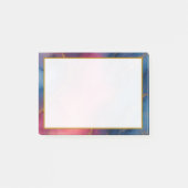 Luxe Roze Blauw Goud Marmer Post-it Notes (Voorkant)