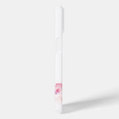 Luxe Roze Bloemen Bloemen Waterverf Abstracte Kuns Case-Mate iPhone Case (Achterkant / Rechts)