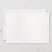 Luxe roze blush goud vintage save the date (Achterkant)