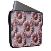 Luxe Roze Daisies Laptop Hoesje Sleeve (Voorkant Rechts)