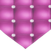 Luxe Roze Diamant Geplooid Patroon Tafelkleed (Gekanteld)