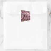 Luxe Roze FOCUS Sticker Kunst (Tas)