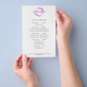 Luxe Roze Geschilderde Cirkel Designer Logo Flyer (Hand)