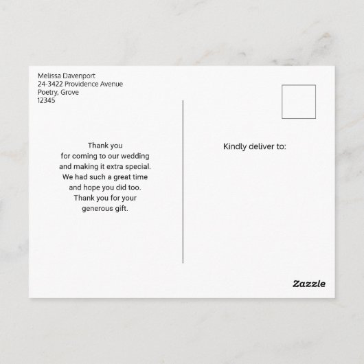 Luxe roze getuft diamanten patroon dank u briefkaart (Achterkant)