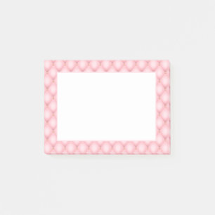 Luxe roze getuft diamanten patroon post-it® notes