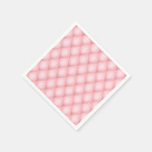 Luxe roze getuft diamanten patroon servet (Hoek)