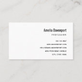 Luxe roze getuft diamanten patroon visitekaartje (Achterkant)