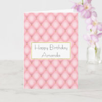 Luxe roze getufte diamanten patroon verjaardag