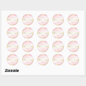 Luxe roze glitter gouden inkt body scrub labels (Vel)