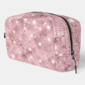 Luxe Roze Glitter Toilettasje (Rechterhoek)