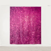 Luxe Roze Goud Glitter Wandkleed (Voorkant)