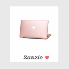 Luxe Roze Goud Laptop Sticker Moderne Boss Babe O