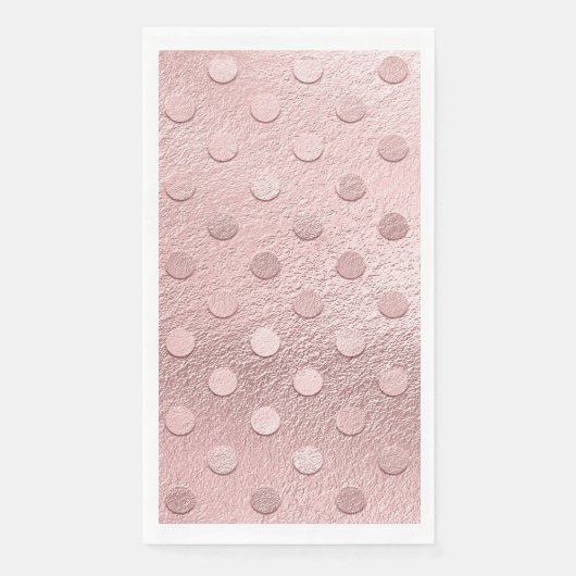 Luxe Roze Goud Roze Servet (Voorkant)
