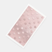 Luxe Roze Goud Roze Servet (Hoek)