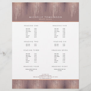 Luxe Roze Gouden Confetti Regen Patroon Flyer