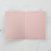 Luxe Roze Gouden Moederdagkaart Kaart (Binnen)
