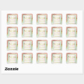 Luxe Roze Gouden Stippen Body Butter Labels (Vel)