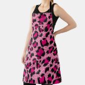 Luxe roze luipaard,  dessin. schort (Insitu)