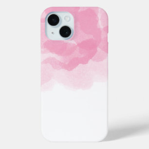 Luxe Roze Magic Roos Waterverf Abstracte kunst iPhone 15 Case