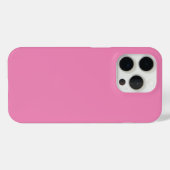 Luxe Roze Minimalistische iPhone 15 Pro Hoes (Achterkant (horizontaal))