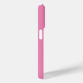 Luxe Roze Minimalistische iPhone 15 Pro Hoes (Achterkant / Rechts)
