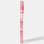 Luxe roze oceaanmarmer met gouden aders Case-Mate iPhone case (Achterkant / Rechts)