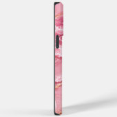 Luxe roze oceaanmarmer met gouden aders Case-Mate iPhone case (Achterkant / Rechts)