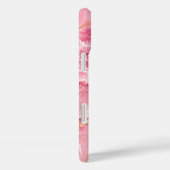 Luxe roze oceaanmarmer met gouden aders Case-Mate iPhone case (Achterkant / Rechts)