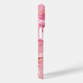 Luxe roze oceaanmarmer met gouden aders Case-Mate iPhone case (Achterkant / Rechts)