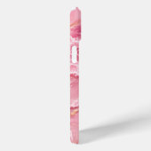 Luxe roze oceaanmarmer met gouden aders Case-Mate iPhone case (Achterkant / Rechts)