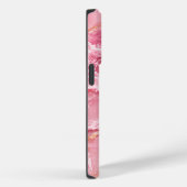 Luxe roze oceaanmarmer met gouden aders Case-Mate iPhone case (Achterkant / Rechts)