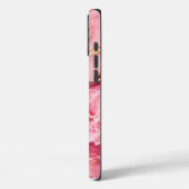 Luxe roze oceaanmarmer met gouden aders Case-Mate iPhone case (Achterkant / Links)