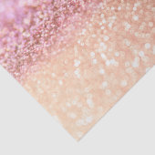 Luxe roze ombre glitter gradiënt tissuepapier (Detail)