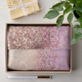 Luxe roze ombre glitter gradiënt tissuepapier (Geschenk)