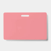 Luxe Roze Roze Persoonlijke Badge (Voorzijde)