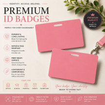 Luxe Roze Roze Persoonlijke Badge