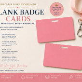 Luxe Roze Roze Persoonlijke Badge