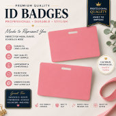 Luxe Roze Roze Persoonlijke Badge