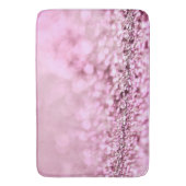 Luxe roze roze roodbruin glitter badmat (Voorkant Verticaal)