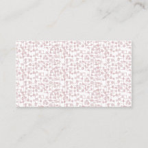 Luxe Roze Roze Zakelijke Kaart