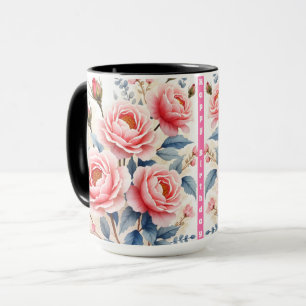 Luxe Roze Rozen Mooie Moderne Collectie Mok